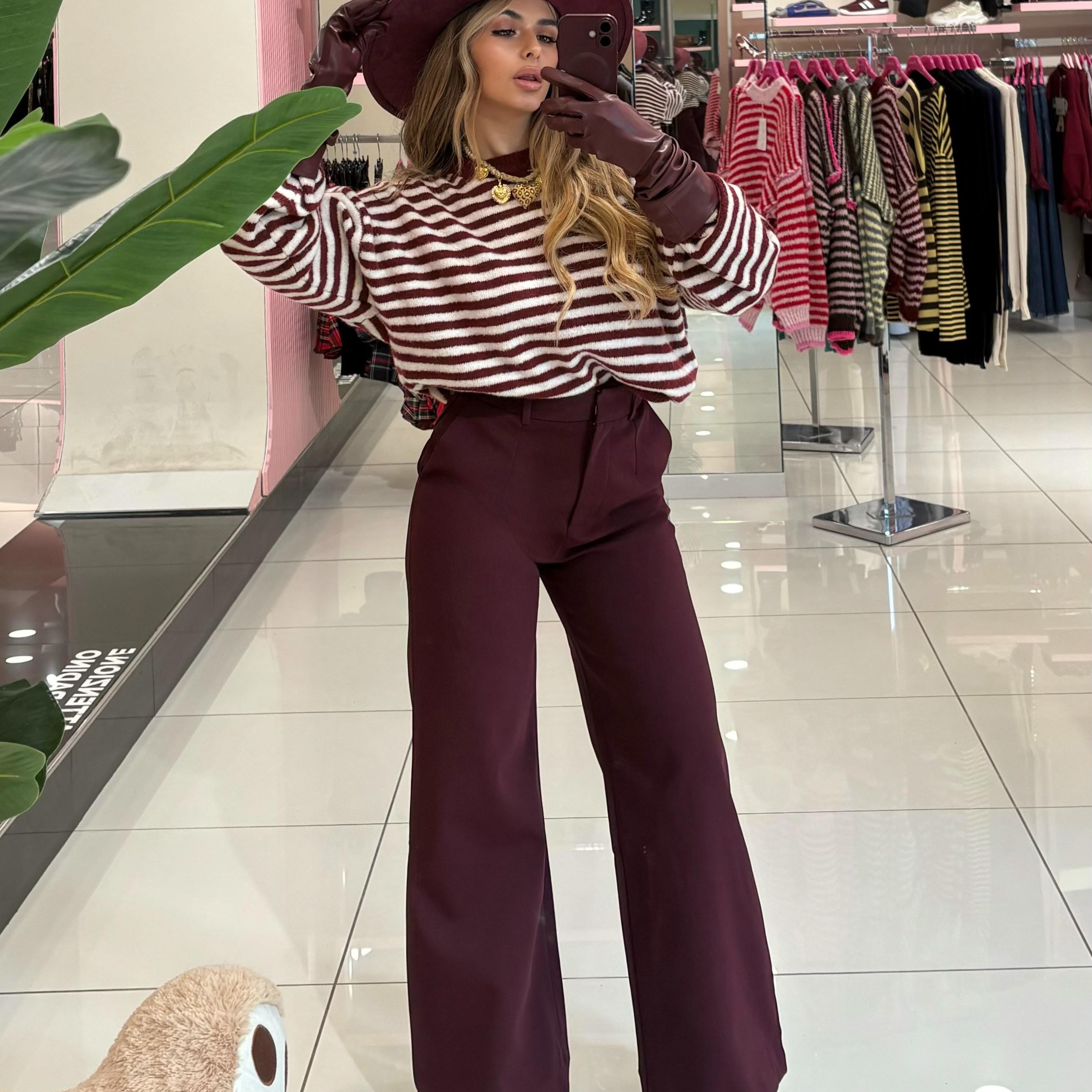 PANTALONE CHERRY FLEECE LINING