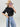 T-SHIRT CROP IN PIZZO ROMANTIC CHIC